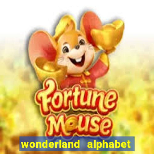 wonderland alphabet comic studio