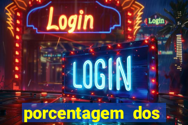 porcentagem dos jogos slots pg