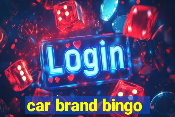 car brand bingo