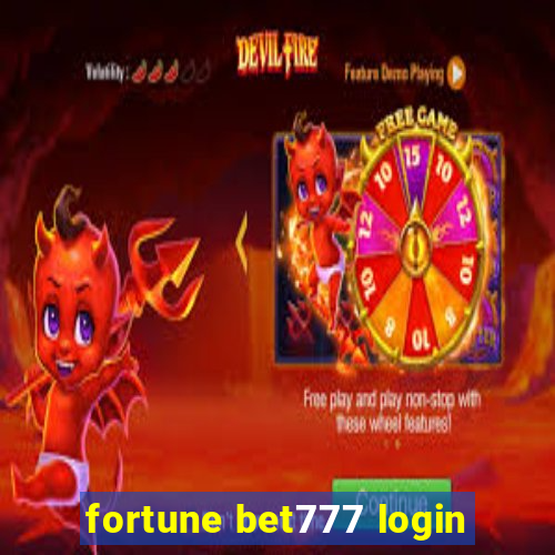 fortune bet777 login