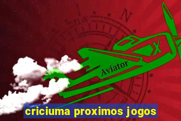 criciuma proximos jogos