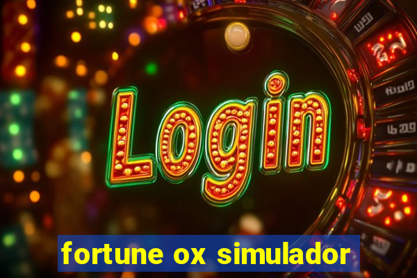 fortune ox simulador