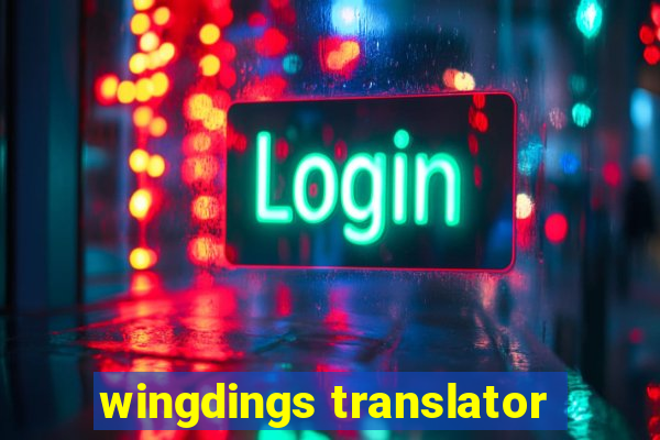 wingdings translator