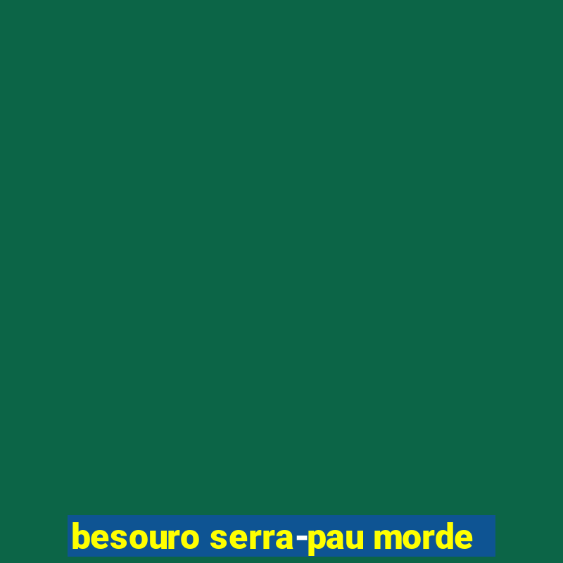 besouro serra-pau morde