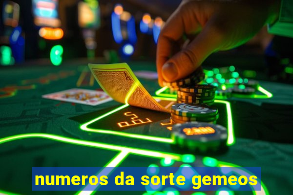 numeros da sorte gemeos